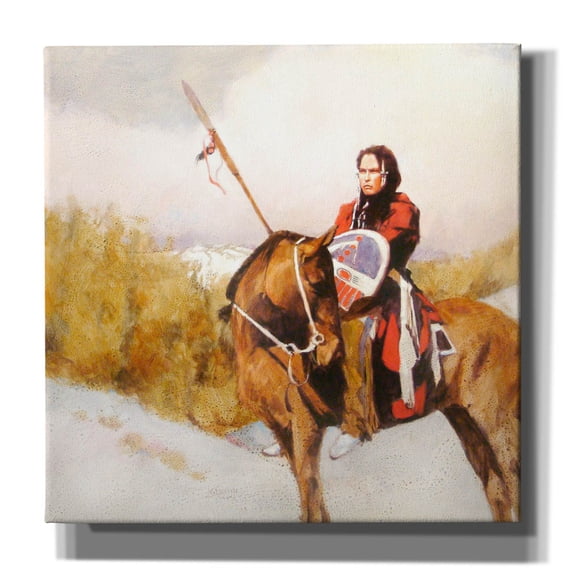 Epic Graffiti 'Winter' by J. E. Knauf, Canvas Wall Art, 18"x18"