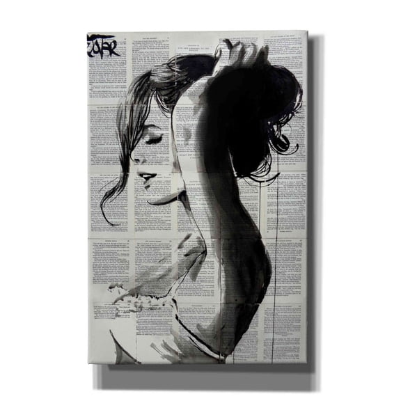 Epic Graffiti 'Wishberry' by Loui Jover, Giclee Canvas Wall Art, 12"x18"