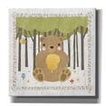 thumbnail image 1 of Epic Graffiti 'Wood Land Hideaway Bear' by Moira Hershey, Canvas Wall Art, 18"x18", 1 of 3