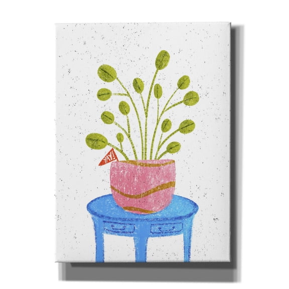 Epic Graffiti 'Yay Plant' by Club Daydream Canvas Wall Art, 40" x 54"