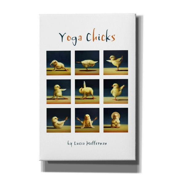 Epic Graffiti 'Yoga Chicks Collage' by Lucia Heffernan, 12"x18"