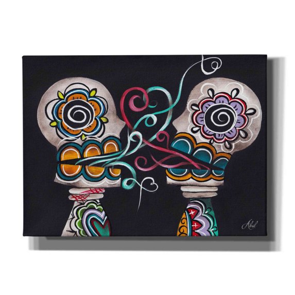 Epic Graffiti 'You Are My Damnation' by Abril Andrade, Canvas Wall Art, 54"x40"