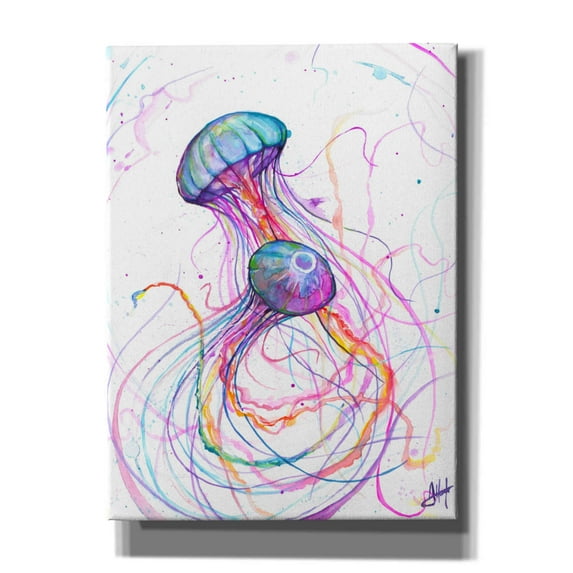 Epic Graffiti 'You So Jelly' by Marc Allante, Giclee Canvas Wall Art, 40"x54"