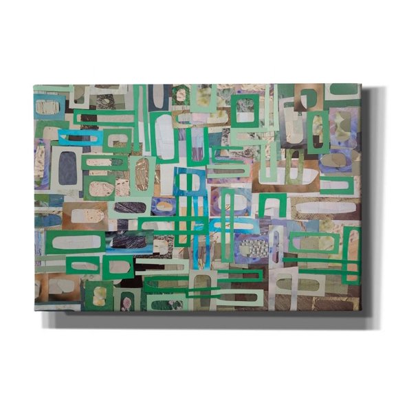 Epic Graffiti 'Yucatan Mayan Village 4'  by Coco Good Canvas Wall Art, 26" x 18"