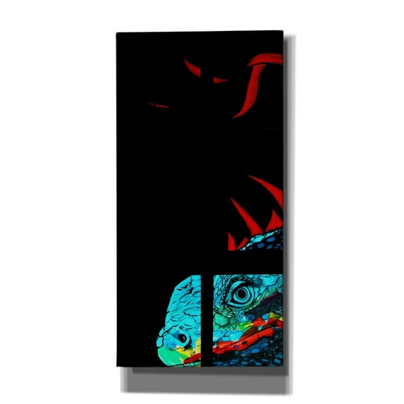 Epic Graffiti 'Yum!' by Rita Shimelfarb, Giclee Canvas Wall Art, 30"x60"