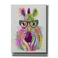 thumbnail image 1 of Epic Graffiti 'Zebra Rainbow Splash 1' by Fab Funky Canvas Wall Art, 40"x54", 1 of 3