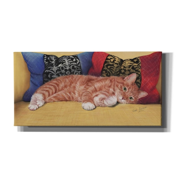 Epic Graffiti 'Ziggy' by Janet Pidoux, Canvas Wall Art, 40"x20"