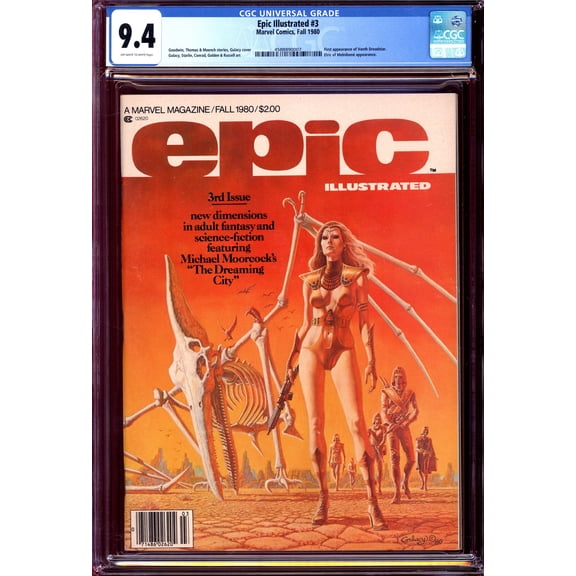 Epic Illustrated #3 - CGC 9.4 Comic Book