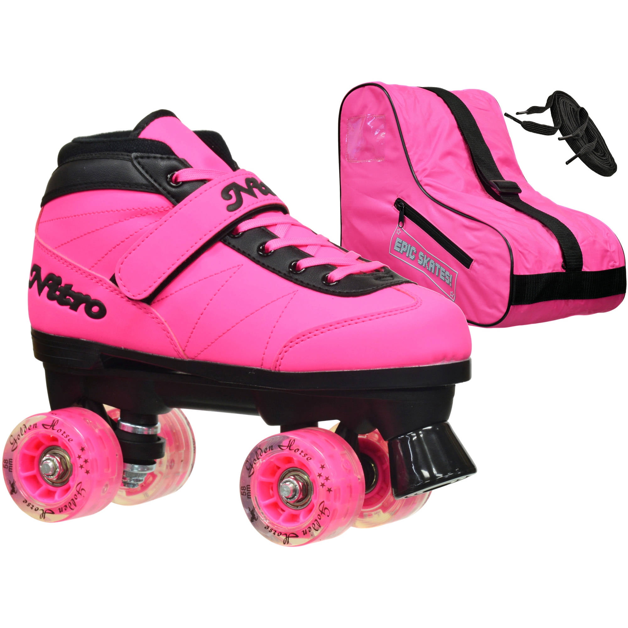 Epic LightUp Nitro Turbo Pink Speed Skates Package