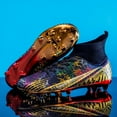 thumbnail image 1 of Epic Lightning - Patterned High - Top Soccer Cleats: Supreme Traction, Dazzling Multicolor Design, Gold - Accented Details, Unmatched Comfort & Performance for Dominating the Pitch, 1 of 22