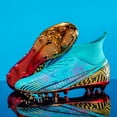 thumbnail image 1 of Epic Lightning - Patterned High - Top Soccer Cleats: Supreme Traction, Dazzling Multicolor Design, Gold - Accented Details, Unmatched Comfort & Performance for Dominating the Pitch, 1 of 22