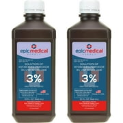 Epic Medical Supply Hydrogen Peroxide First Aid Antiseptic, 3% USP, 32 oz.