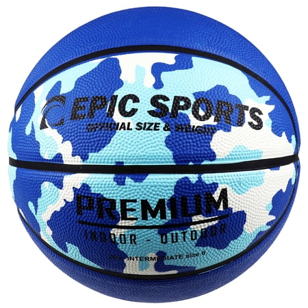Epic Multi-Color Camo Premium Recreational Basketballs