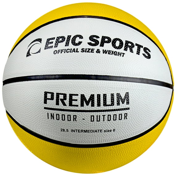Epic Multi-Color Premium Rubber Recreational Basketballs