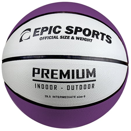 Epic Multi-Color Premium Rubber Recreational Basketballs