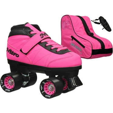 Epic Nitro Turbo Pink Quad Speed Skates Package