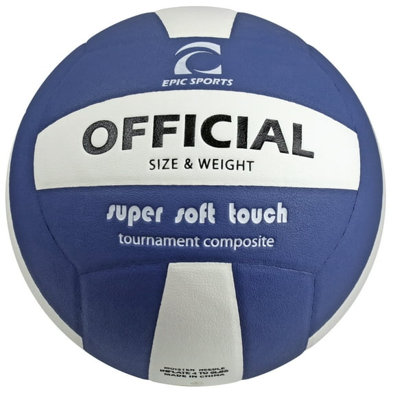 Epic Official Pro Indoor Super Soft Volleyballs (4-Colors Available)