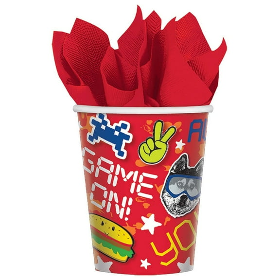 Epic Party 9oz Paper Party Cups, 8-Pack