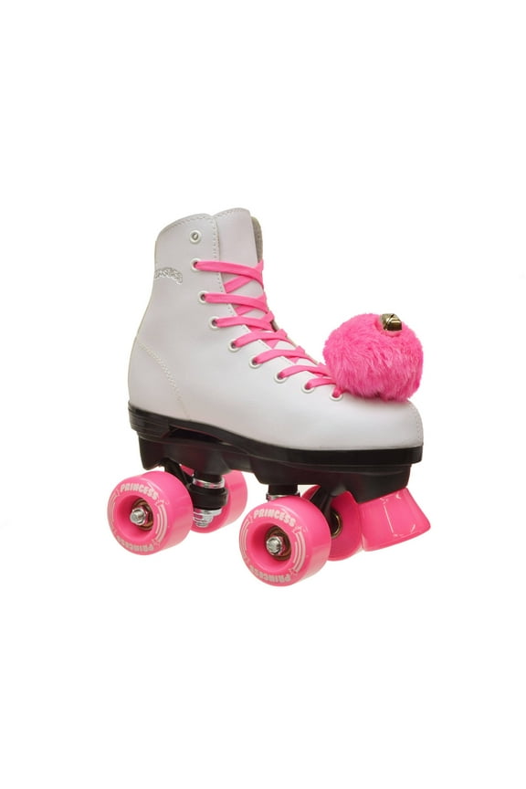Epic Pink Princess Quad Roller Skates