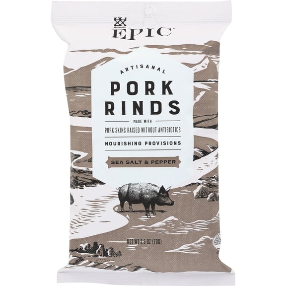 Epic Pork Rinds 2.5 Ounce Pack Of 12
