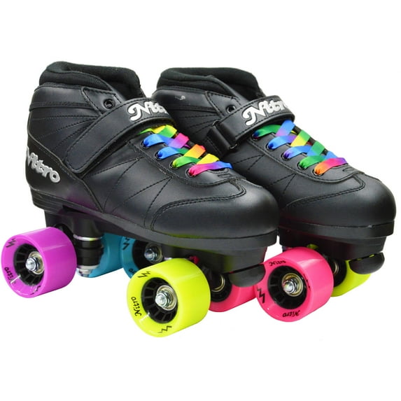 Epic Rainbow Nitro Quad Speed Skates