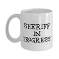 thumbnail image 1 of Epic Sheriff Gifts, Sheriff in Progress, Birthday 15oz Mug For Sheriff from Friends, Funny sheriff mug, Sheriff gift mug, Mug gift, 1 of 2