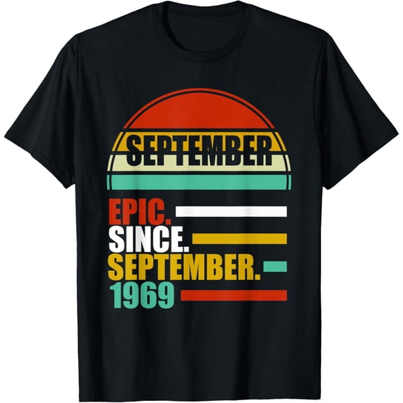 Epic Since september 1969 50th birthday adult 50 Yrs Old T-Shirt