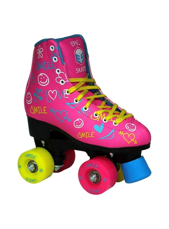 Epic Skates Blush Quad Roller Skates - Juvenile 10