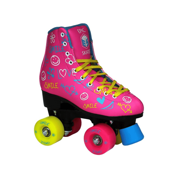 Epic Skates Blush Quad Roller Skates - Size 9