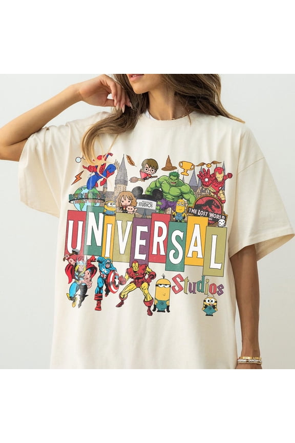 Epic Studio Park Heroes & Friends Adventure Graphic Comfort Colors for Vacation Travel