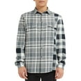 Epic Studios Men's & Big Men's Multi Plaid Patchwork Flannel Shirt