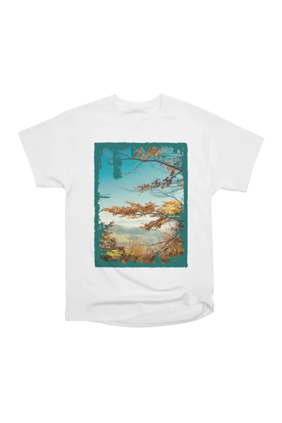 Epic Sunny Forest Scenery Streetwear T-Shirt Tee Gift For Him Merch For Her Apparel For Fr