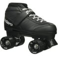 thumbnail image 1 of Epic Super Nitro Black Quad Speed Roller Skates - Size 9, 1 of 9