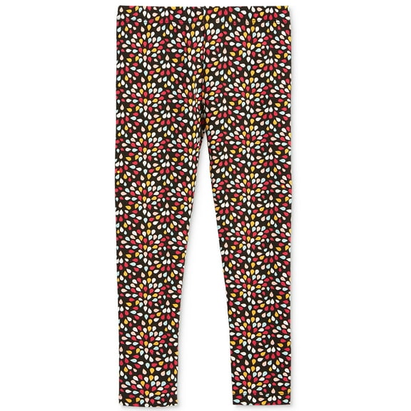 Epic Threads Baby Girls Dotted Leggings Pajama Pants (3T/3, Black)