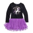 thumbnail image 1 of Epic Threads Baby Girls Dress (2T/2, Deep Black/Purple), 1 of 1