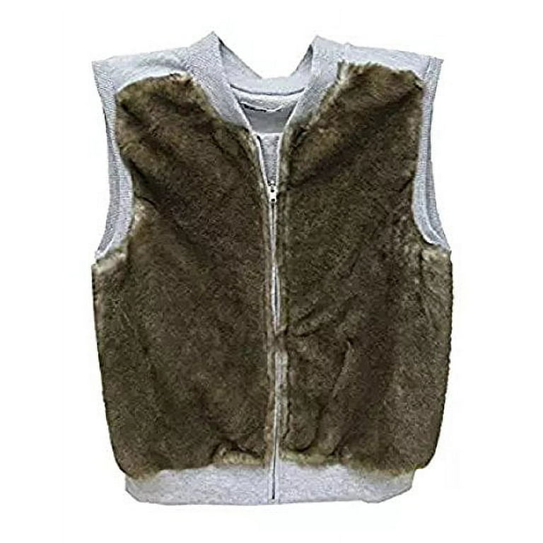 Big girls faux fur best sale vest