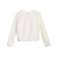 thumbnail image 1 of Epic Threads Girls Big Girls Faux-Fur Sweatshirt (Small, Holiday Ivory), 1 of 1