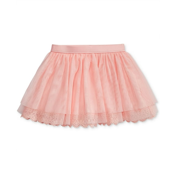 Epic Threads Girls Crochet-Trim Tutu Skirt (6, Impatiens Pink)