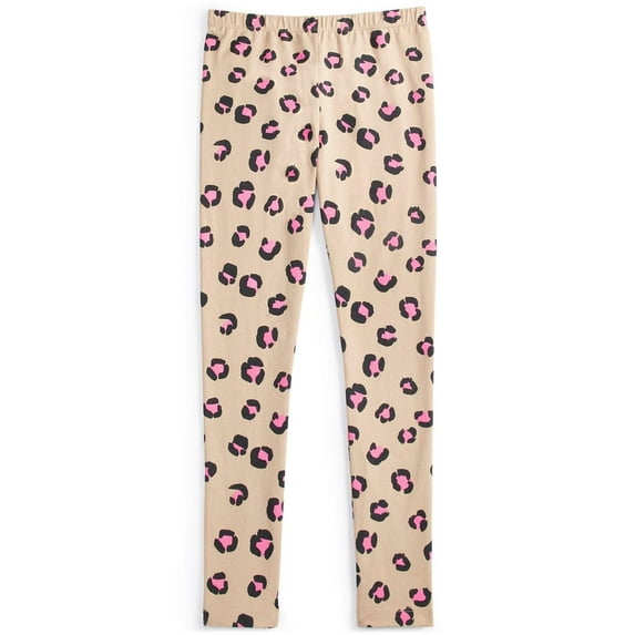 Epic Threads Girls Pop Leopard-Print Leggings, Created for Macy's - Travertine Tile