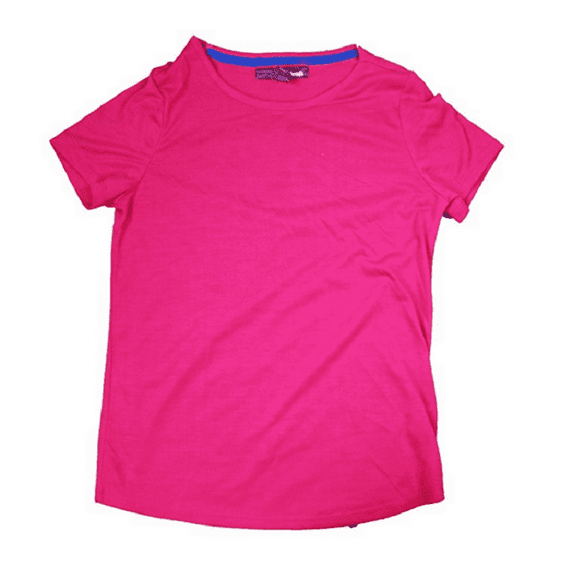 Epic Threads Girls' Short-Sleeve Solid Tee,Fuchsia Purple, Size XL