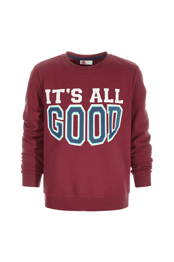 Little & Big Boys It's All Good Graphic Sweatshirt