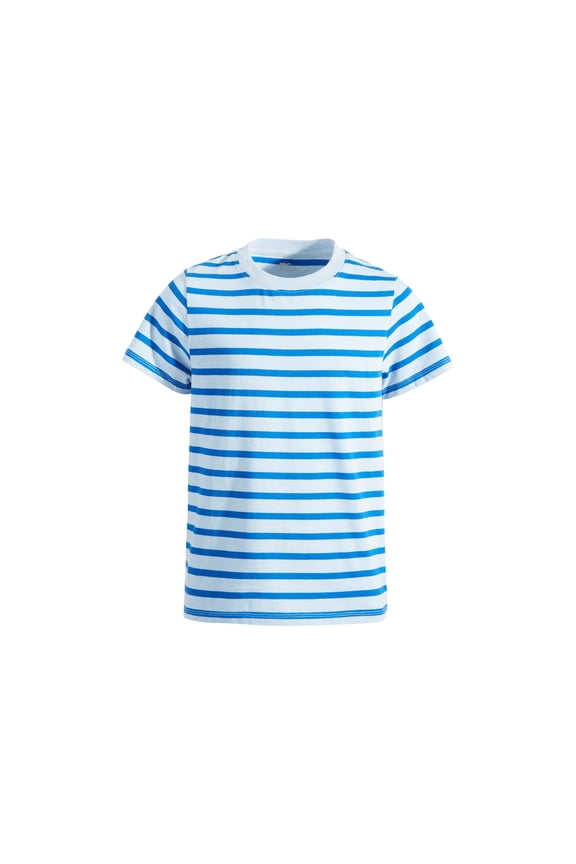 Little Boys Stripe Print T-Shirt Spacious Sky 6