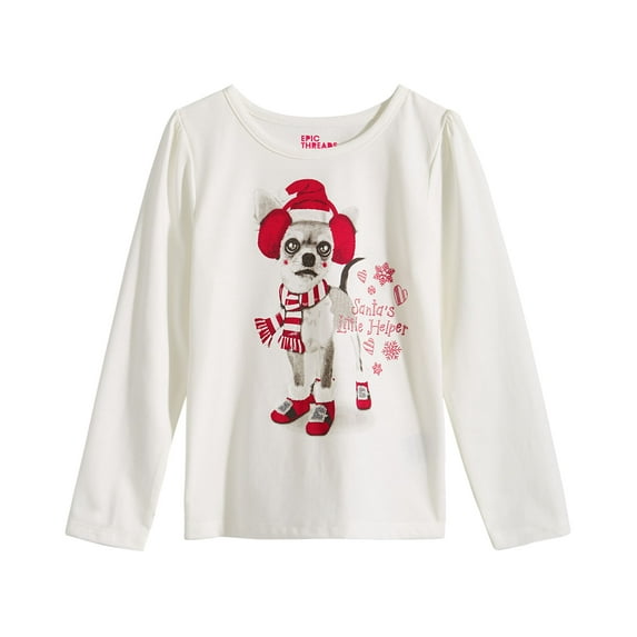 Epic Threads Little Girls Shirt White 6X