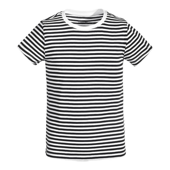 Epic Threads Little Girls Striped T-Shirt, - Navy Nautical