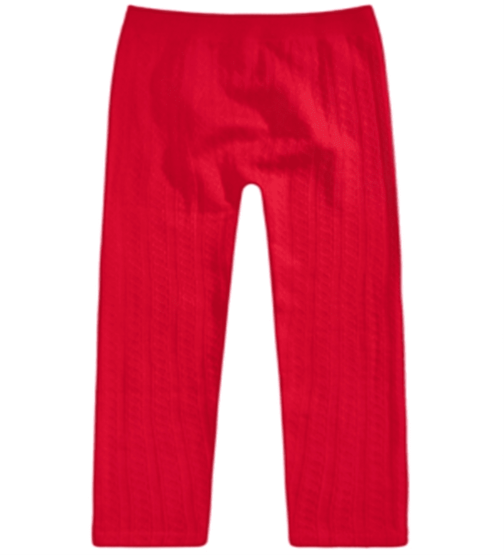 Epic Threads Toddler Girl's Cable Knit Leggings Red Size 3T