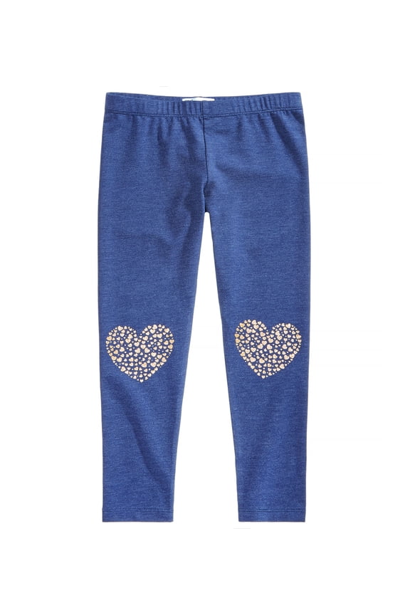 Toddler Girls Printed Leggings Navy 2T