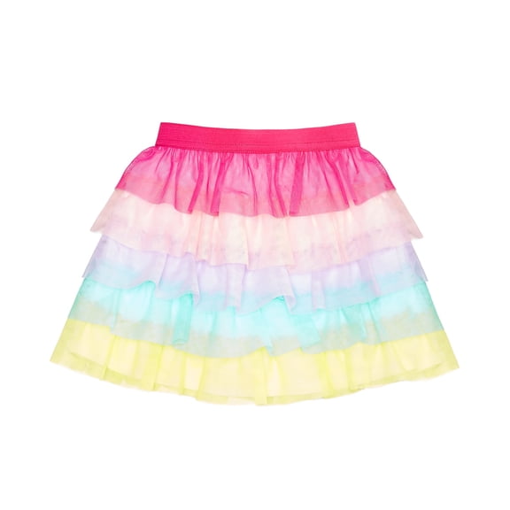 Epic Threads Toddler Girls Tiered Ruffle Skirt Pink 2T