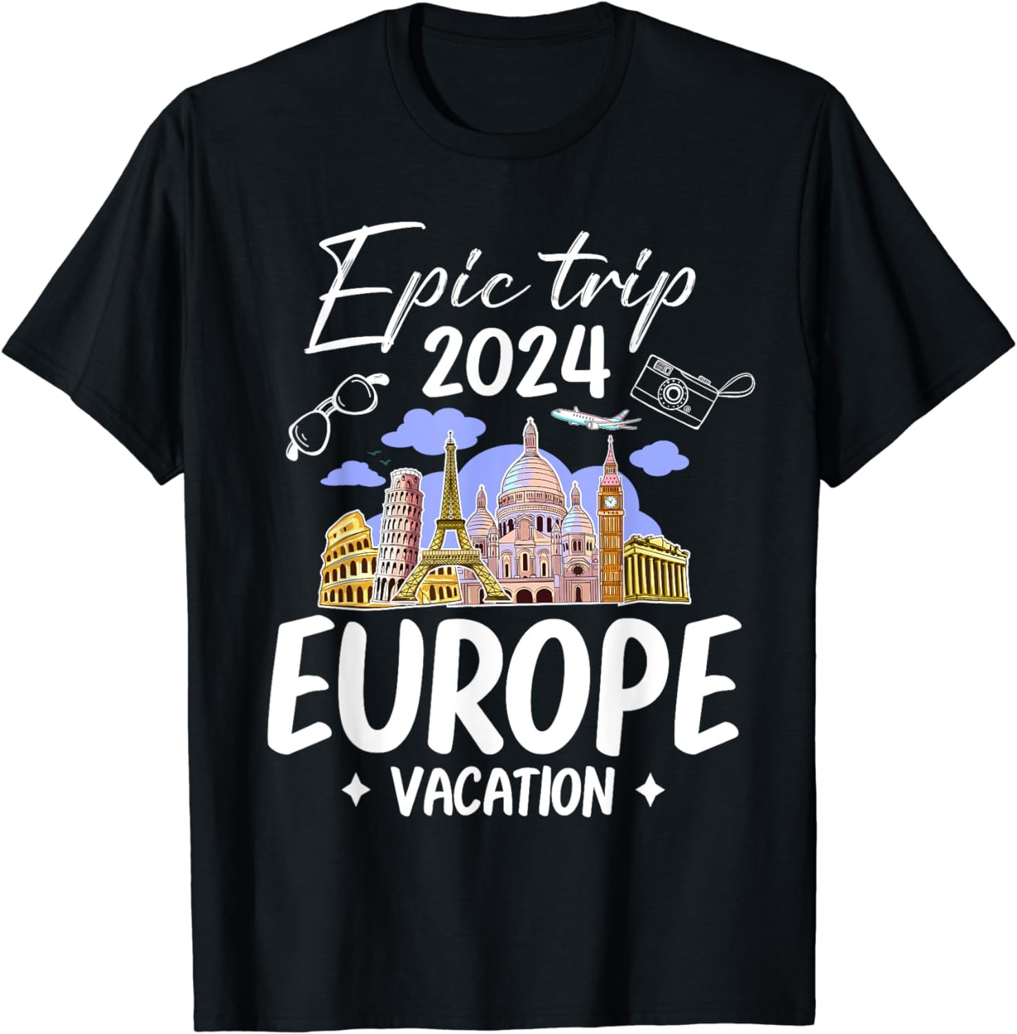 Epic Trip Europe Vacation 2024 Cool Reunion Family Holiday TShirt