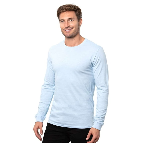 Threadfast Apparel T3000 Epic Long Sleeve T-Shirt-Light Blue-L