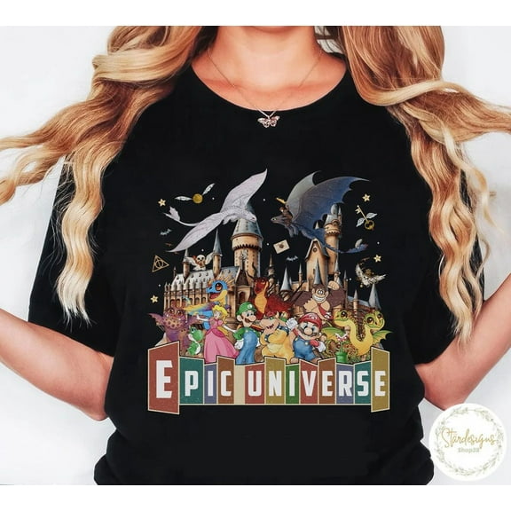 Epic Universe Family T-Shirts,, Universal Epic Universe Matching Shirts